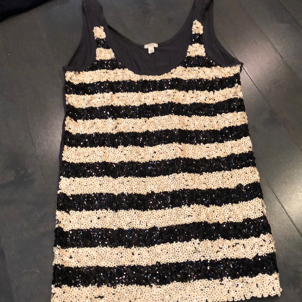 J crew sparkle tee